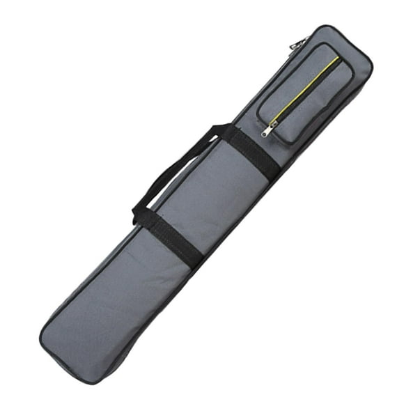 Estuche para tacos de billar, ligero y con correas ajustables para el hombro. Gris