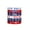 A001- Multicolor, variant on Silicone Wristbands, Silicone Rubber, Rubber Bracelets Bulk, Bulk Prizes for Kids, Red White and Blue Accessories, 8 in Circumference, 6 Assorted designs, independence Day