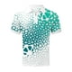 Cathalem Hommes Golf Polos en Tricot Côtelé Polos T Shirts Mode Golf Occasionnels Chemises, Vert M – image 4 sur 4