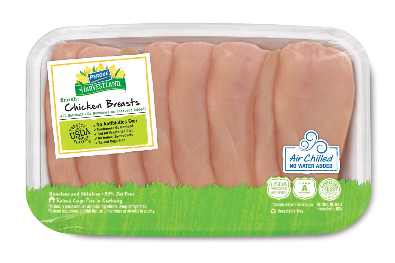 PERDUE HARVESTLAND Air Chilled Boneless Skinless Chicken Breasts Family