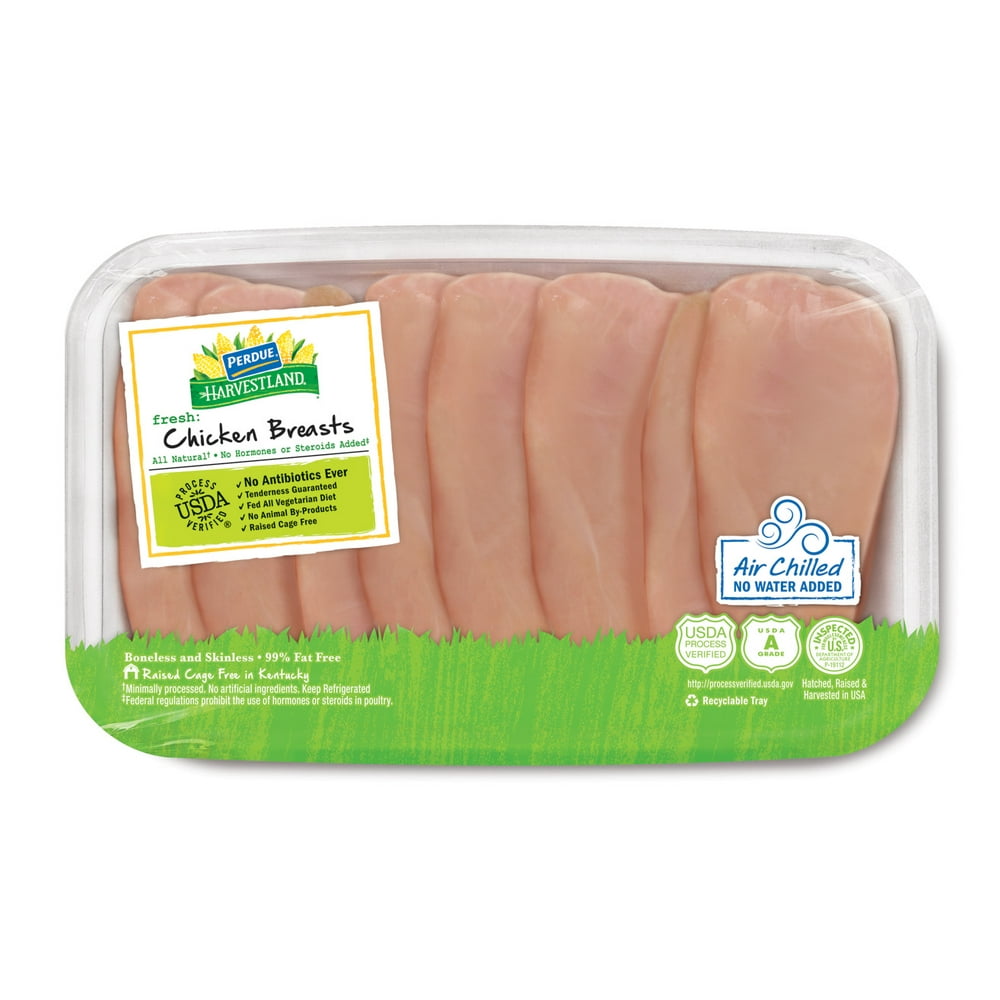 PERDUE HARVESTLAND Air Chilled Boneless Skinless Chicken Breasts Family