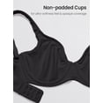 thumbnail image 4 of DELIMIRA Women's Confishape Balconette Bra Supportive Full Coverage Plus Size Bras Underwire Unlined, 4 of 5
