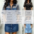 thumbnail image 3 of IUYRTFE Women's Short Sleeve Denim Style Button Down Shirt Dress Collared Mini Casual Jean Dress with Pockets, 3 of 5