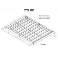 thumbnail image 6 of Modern Floating Platform Bed Frame Full Size Sleek Grey Finish, 6 of 6