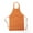 Orange, variant on Opromo Durable Cotton Canvas Kids Aprons with Pocket, String Adjustable, 23" x 17"-Orange-2 pack