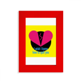 thumbnail image 1 of Film Romantique Mots Classiques Image Afficher Art Cadre Photo Rouge, 1 of 4