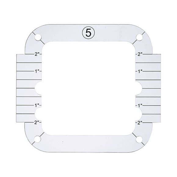 Father's Day Gifts Kcavykas Tools,decor,Outeers,Acrylic DIY Sewing Patchwork Ruler Special-shaped Hollow Sewing Kit Patchwork Template