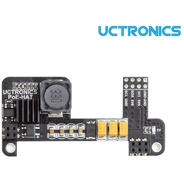 UCTRONICS PoE HAT for Raspberry Pi 4, Mini Power Over Ethernet