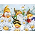 thumbnail image 1 of Pintura de diamantes 5D, imagen de gnomos, mosaico de diamantes DIY, bordado de arte, Kit de punto de cruz, decoración del hogar, nueva colección 2023, navidad, 1 of 4