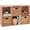 Light Pink, variant on Best Choice Products 6-Cube Bookshelf, 11in Display Storage System, Organizer w/ Removable Back Panels - Light Pink