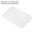 thumbnail image 2 of Uxcell 260 Mesh Paint Nylon Mesh Filter 79" x 39" Woven Net Sheet Mesh Filter Cloth for Paint Home Brewing Mesh Fabric, 2 of 6