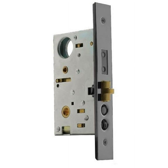 Baldwin 6321112LLS 2.5 in. Left Handed Lever Mortis Strength Residential Entrance, Venetian Bronze