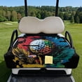 thumbnail image 2 of Yuyamidu Colorful Golf Ball Golf Cart Seat Covers Universal Golf Carts Seat Blanket Soft Club Car Seat Towel Covers Comfortable and Breathable, 2 of 8