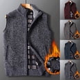 thumbnail image 4 of Mens Suit Vest Full Zip Comfortable Sweater Soft Sleeveless Costume Waistcoat, 4 of 8