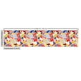 thumbnail image 2 of Geometric Fabric by the Yard, Adjoining Uneven Wavy Forms Ornamented with Dots Lines Spots and Flower Bouquets, Decorative Upholstery Fabric for Sofas and Home Accents, Multicolor by Ambesonne, 2 of 4