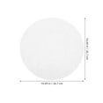 thumbnail image 2 of UPOUART 50Pcs Round Felt Dish Mats White Plate Protectors for Stacking and Noise Reduction, 2 of 8