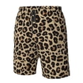 thumbnail image 6 of Uemuo Leopard Print-1 Pattern Men's Swim Trunks Hawaiian Beach Bathing Suit Swimsuits Beach Quick-Dry Shorts with Pockets-Medium, 6 of 9