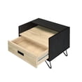 thumbnail image 3 of Nightstand with Drawer and Compartment - Organize Items in Bedroom or Living Area, 3 of 3