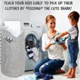 thumbnail image 2 of Coofit Laundry Basket Multipurpose Shark Shape Laundry Hamper Toy Storage Basket, 2 of 10