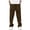 Z214-Brown, variant on XINPING Men Pants Slim Fit Lounge Pants Men Elastic Waist Active Athletic Workout Pants with Pockets