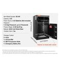 thumbnail image 1 of 1.7/2.5 Cub Depository Safe Deposit Safe Electronic Code Lock & 2 Keys Business Drop Slot Safe for Cash Mail in Home Hotle ,Your Exclusive Wealth Manager, 1 of 7