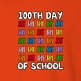 thumbnail image 3 of Wild Bobby 100th Day of School Cute Counting Pencils, 100 Days of School 2024 2025 Design for Kids Youth Boys Girls School Toddler Long Sleeve Shirt, 3 of 6