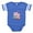 Royal Blue, variant on CafePress - Peppa Pig Family Photo - Cute Infant Baby Football Bodysuit