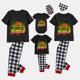 thumbnail image 1 of Pijamas familiares navideños a juego, conjuntos de pijamas negros, árboles de coco, Navidad en julio, 1 of 3