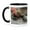 Black/White, variant on 3drose, Ecuador, Galapagos National Park. Marine Iguana on Rock., 15oz Mug
