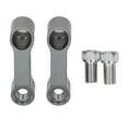 thumbnail image 3 of Mirror Extension Adapter, Aluminium Alloy Easy Installation Impact Proof Mirror Risers Extenders  For Motorcycle Grey, 3 of 8