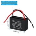 thumbnail image 2 of CBB61 Ceiling Fan Capacitor, 5Pcs 5uF 450V AC 50/60HZ with 2 Wires 47x32x32mm, 2 of 6
