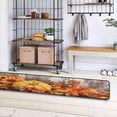 thumbnail image 5 of SKYSONIC 2X6 Feet Autumn Punpkins Floral Runner Rug with Rubber Backing, Rustic Wooden Board Non Slip Entryway Rug Runner Washable Soft Area Rug Carpet for Hallway Bedroom Kitchen Decor, 5 of 6