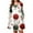 Watermelon Red, variant on Christmas Dresses for Women Plus Size Women's Gradient Print Casual Spring/Autumn Pocket Round Neck Long Sleeve Dress with Vintage Christmas Print for Holiday Wear,Blue,2XL