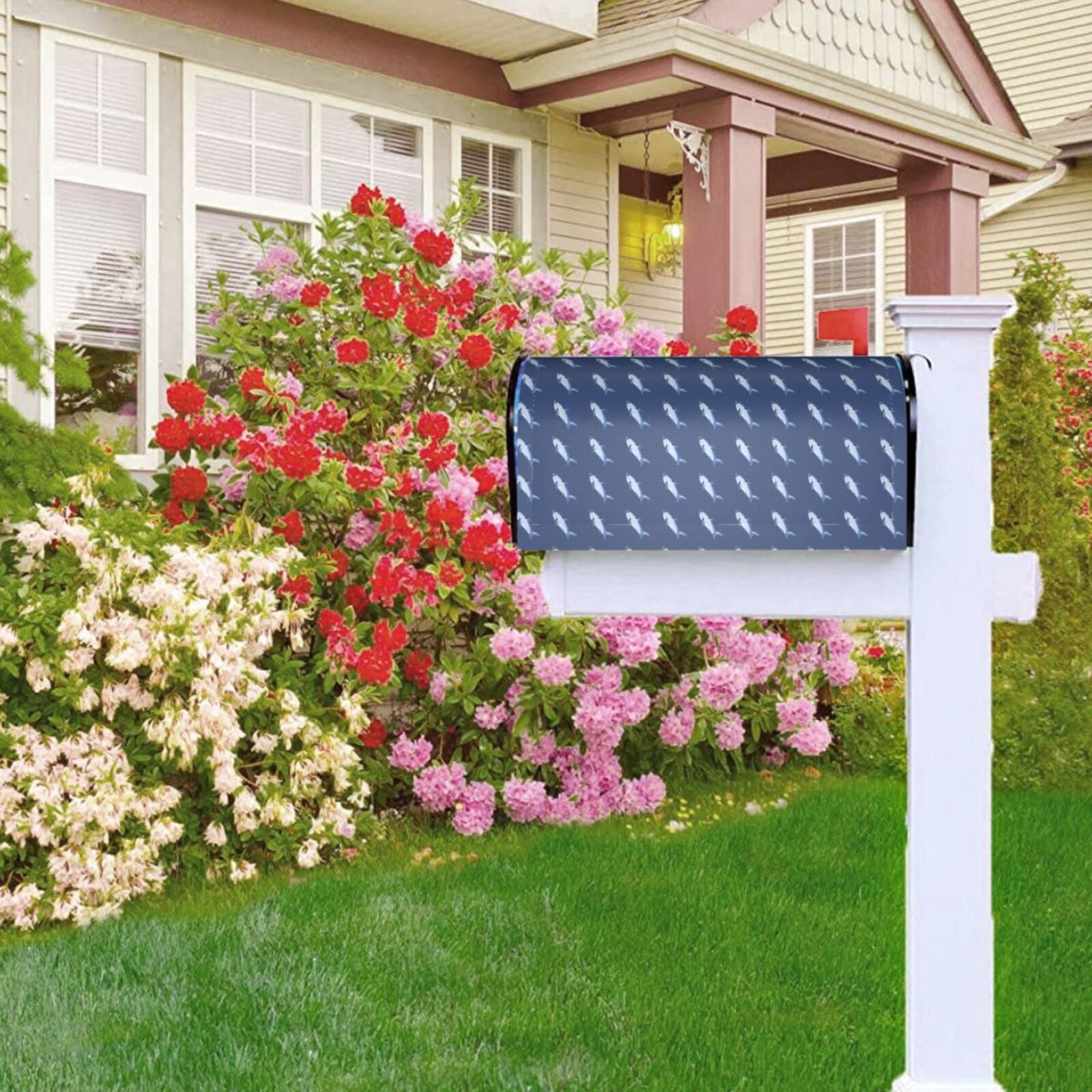 Kdxio Magnetic Mailbox Cover 21x18 in Mailbox Cover Outdoor Decoration Holiday Mailbox Covers for Home Garden Yard-21x18 in