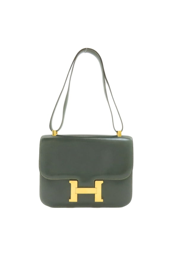 Pre-Owned Hermes Constance 23 Gold Hardware Shoulder Bag Box Calf Leather Women's HERMES