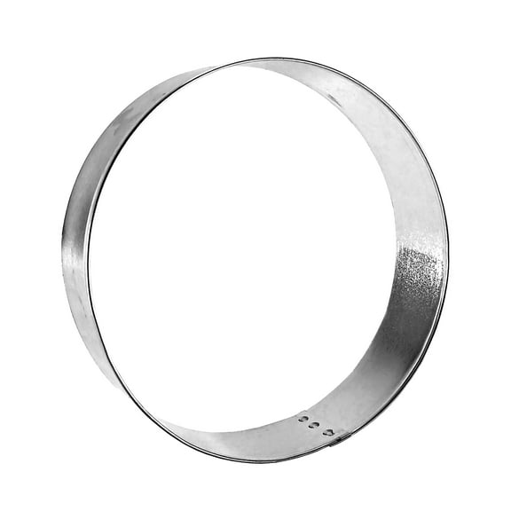 Biscuit Circle Cookie Cutter 4 inches O1298 - The Cookie Cutter Shop - Tin Plated Steel Cookie Cutter