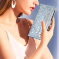 thumbnail image 4 of Case for FOXDOCK iPhone 15 Pro Glitter Zipper Wallet Case with Short Hand Strap, 4 of 4