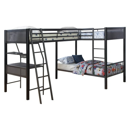 Coaster Furniture Meyers Twin Over Twin Bunk Bed with Optional