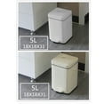 thumbnail image 1 of Retro Trash Bin Kitchen Trash Bin Step On Trash Bin Bathroom Trash Can Trash Bin Retro Trash Bin Light Luxury Thickening Square Step On Trash Can With Lid For Home Kitchen Bathroom, 1 of 7