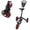 Black/Red, variant on Caddymatic Golf X-Lite One-Click Folding Pull/Push Golf Cart Black