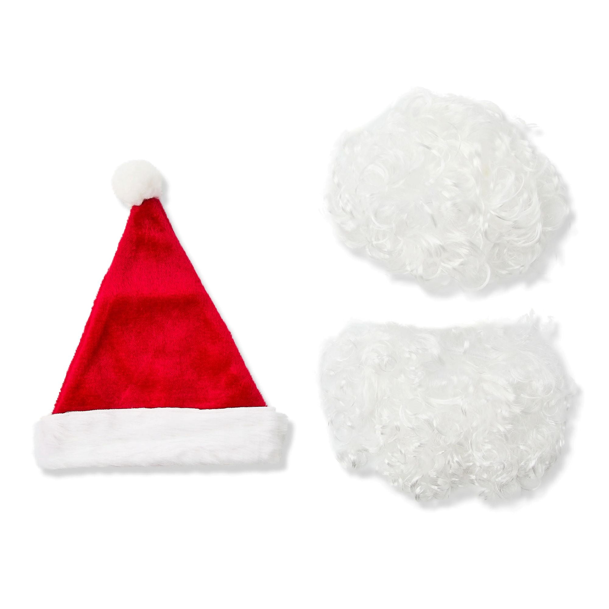 7-Piece Santa Suit, Red and White, One Size, by Holiday Time