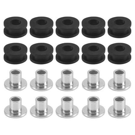 Quaqdae 10pcs Motorcycle Rubber Grommets For Honda For Yamaha For Suzuki For Kawasaki Fairings