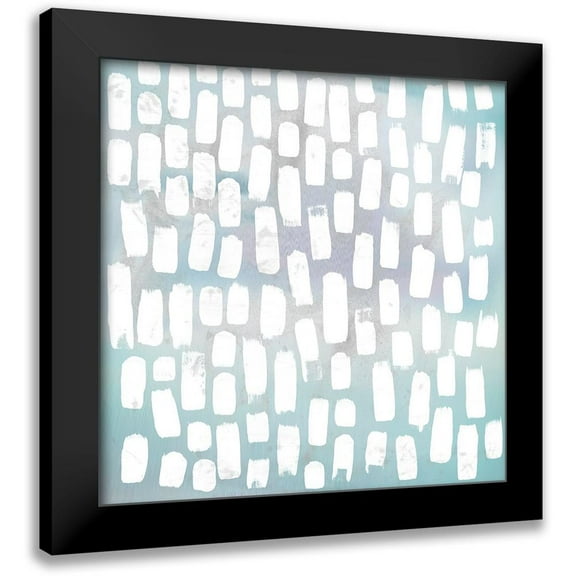 Vess, June Erica 12x12 Black Modern Framed Museum Art Print Titled - Custom Cobblestone I