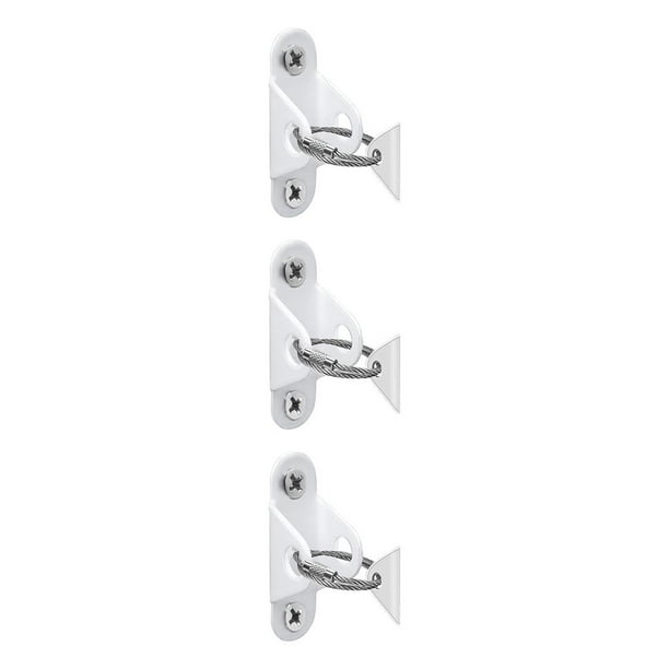 Scienceny Muebles Anti-caída Cerradura Gabinete de acero inoxidable Estantería Anti-punta Set Niños Escalada Accesorios de seguridad Blanco Type1 NO1 Scienceny CBP296911