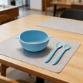 thumbnail image 6 of Linnome Silicone Suction Bowl Penguin Shape Feeding Bowl with Lid Non Slip Dishware for Home Kitchen Mealtime B, 6 of 7