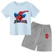 thumbnail image 5 of Conjunto de camiseta y pantalones cortos de algodón para niños de Marvel Spider-Man de verano, conjunto de ropa de ocio para niños de 3 a 12 años con estampado de dibujos animados para niñas, 5 of 5