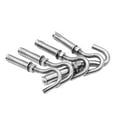 thumbnail image 2 of Expansion Anchor Hook Bolt，Expansion Hook， 5pcs Stainless Steel Hooks Heavy Duty Hook Expansion Bolts Expansion Hook Open Cup Hook Expand Hook up Stainless Steel Screw Stainless Steel Hook, 2 of 3