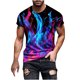 thumbnail image 1 of Camisas de Manga Larga para Hombres Blusa de Cuello Redondo de Impresión Cómoda, Camisa Casual de Poliéster para Uso Diario, de Fiesta Y de Primavera de Verano, 1 of 5