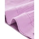 thumbnail image 5 of Conjuntos de botones de jeans de mujer de talla grande Agnes Orinda, chaquetas de mezclilla recortadas 2X en púrpura claro, 5 of 6