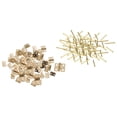 thumbnail image 4 of Mini Hinges Folding 8x10mm DIY for Crafts Cabinet Drawer Cabinet Closet Golden, 4 of 6
